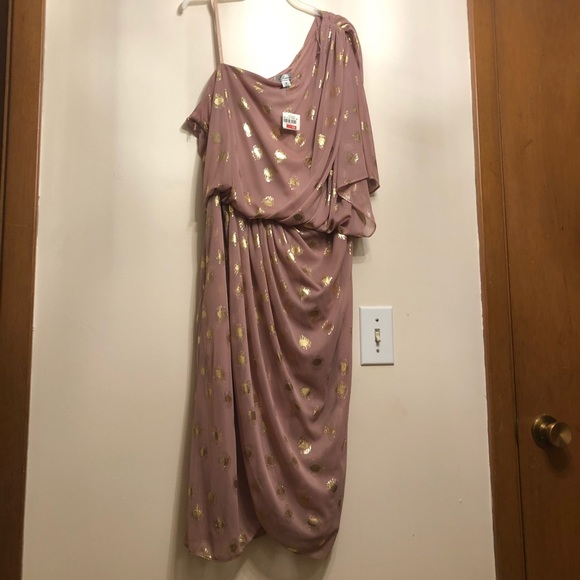 jcpenney one shoulder dress One Shoulder Embellished Blue Cocktail D